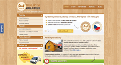 Desktop Screenshot of postele-palandy.cz
